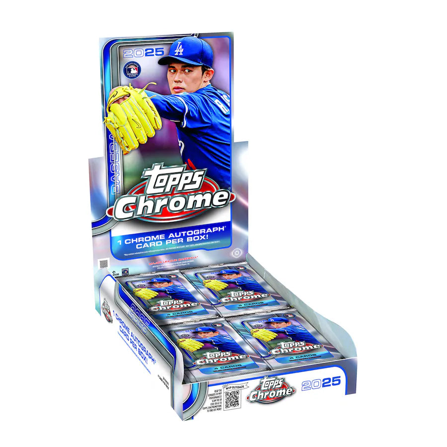 2025 Topps Chrome Baseball Factory Sealed Hobby Box - $289.99